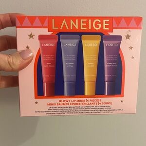 LANEIGE Glowy Lip Minis - Berry, Blue, Mango, Gummy Bear